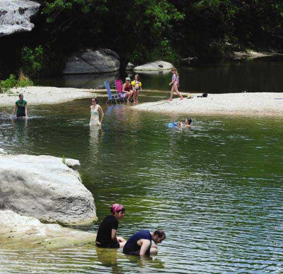 McKinney-State-Park-swimming-in-onion-creek-river-photo-by-Texas-Parks-and-Wildlife