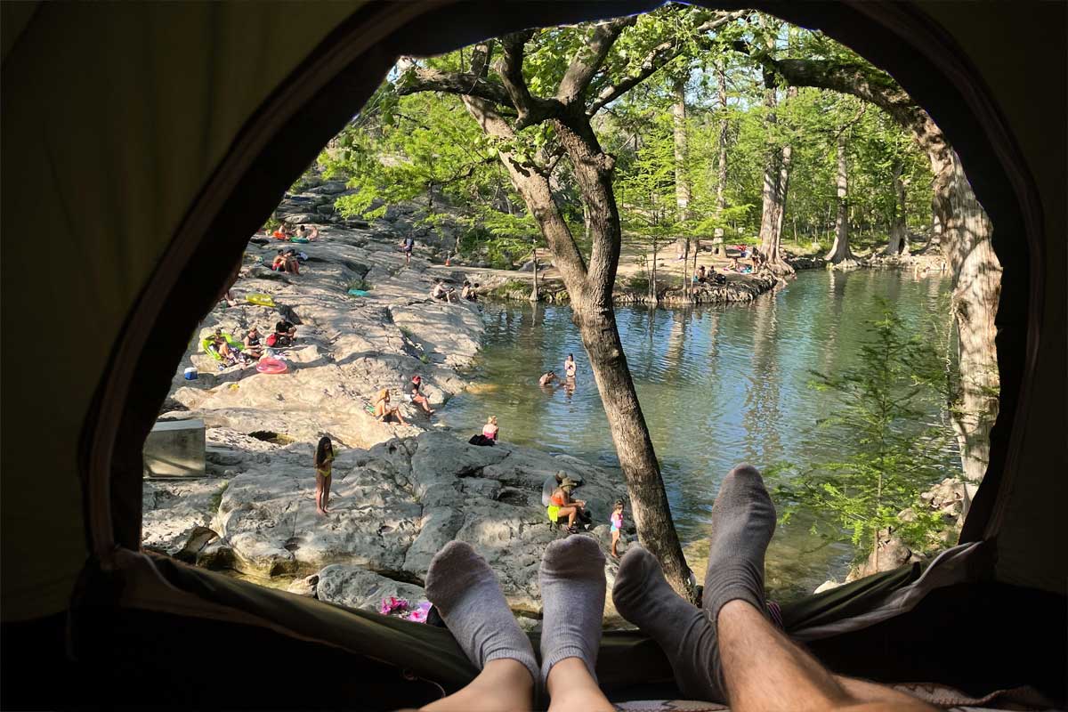 camping-at-krause-springs-texas